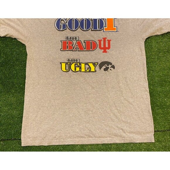 Vintage Illinois Fighting Illini shirt mens large Y2K Rivalry unisex adult N - Picture 7 of 9